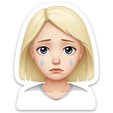 Sad sticker