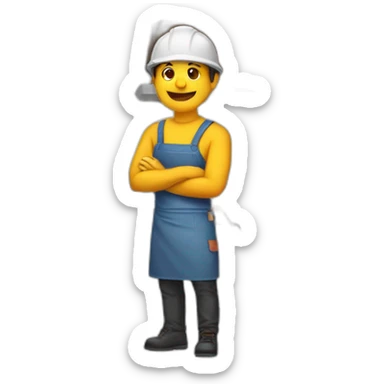 Cocina en obras sticker