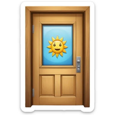 door corridor in school sticker