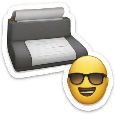 writing journal sticker