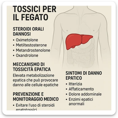 steroidi orali tossici per il fegato, tutto in italiano il testo. sticker