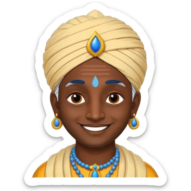  Mature Lord Krishna sticker