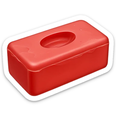 red soap sticker