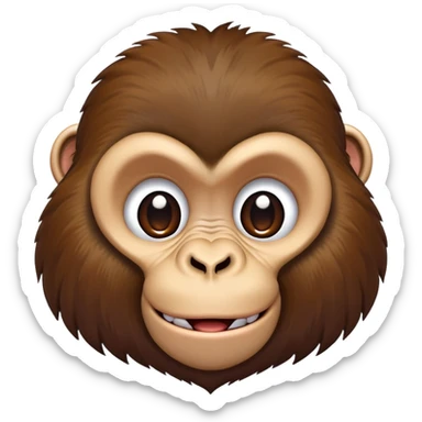 Gorilla tag monkey sticker