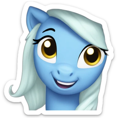 Great and Powerful Trixie pony sticker