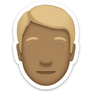 Beige Louisiana silhouette sticker