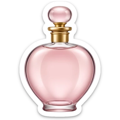 light pink elegant perfume sticker
