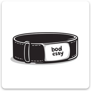 vertical gym lifting belt, simple and clear sticker