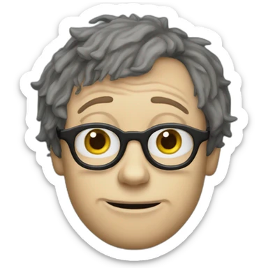 Stephen Merchant gollywog sticker