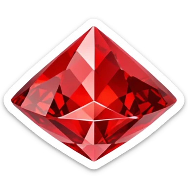 Red diamond emoji that i can use in writing sticker