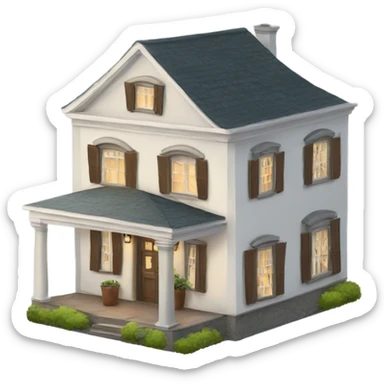 Luxury small house sticker
