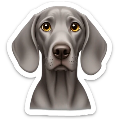 weimaraner stay sticker