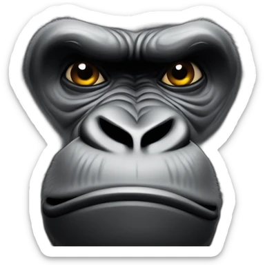 Sleepy Big buff Gorilla sticker