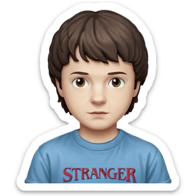 Dustin strenger things sticker
