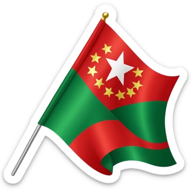 Circassian flag sticker