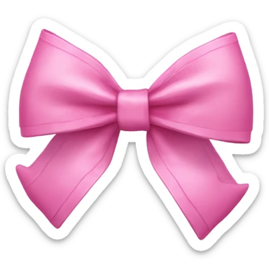 Pink coquette bow sticker
