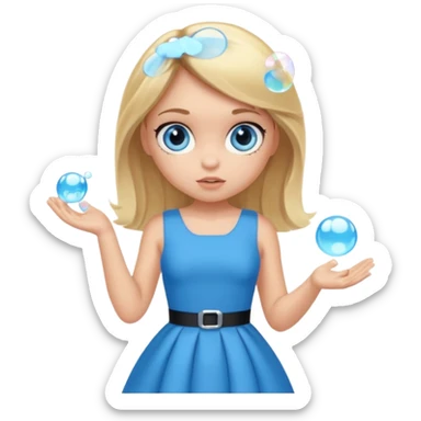 Bubbles Powerpuff Girls sticker
