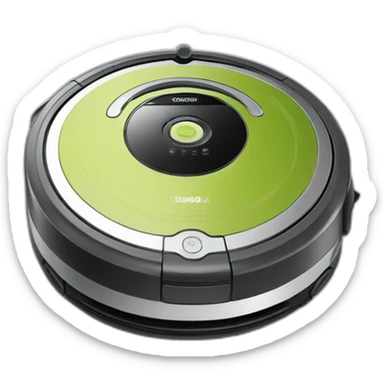 roomba cleaning machine sticker