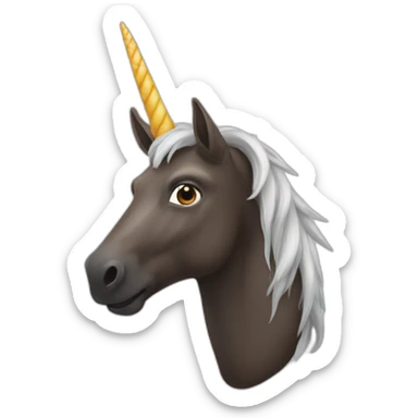 castor avec corne de licorne sticker