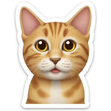 chippa chappa cat sticker