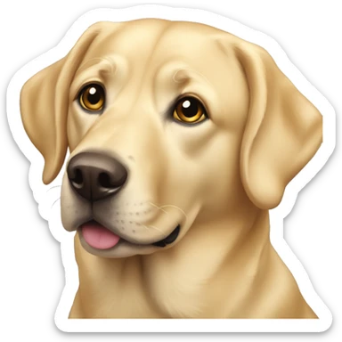 Golden lab sticker