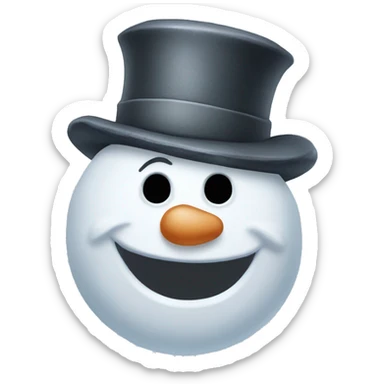 Frosty the snowman  sticker