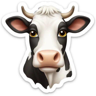 Cow sticker