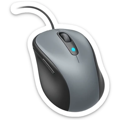 a wireless computer mouse sticker