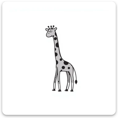 Giraffe sticker