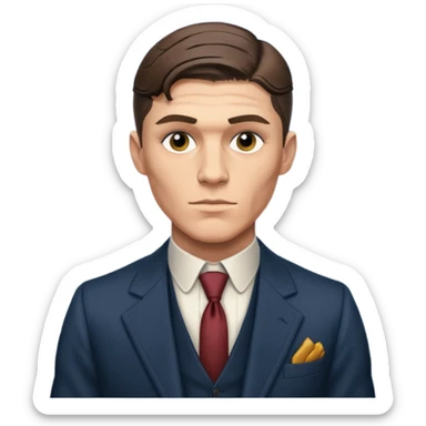 Thomas Shelby with a six pack sticker