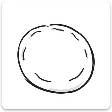 a hand-drawn doodle style tortilla, sketchy and artistic sticker