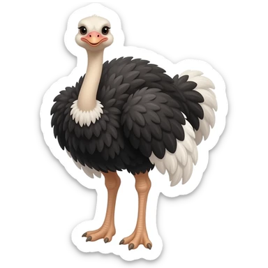 Ostrich sticker