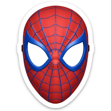 Spiderman maskemoji sticker