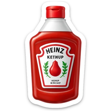 One Heinz Ketchup Sachets 10ml sticker