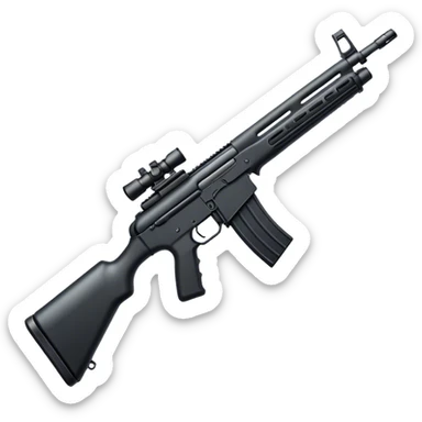 Rifle sticker