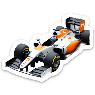 2024 Mclaren Formula one livery on a 2012 formula 1 car design sticker
