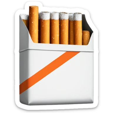 cigarette pack sticker