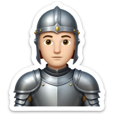 medieval knight sticker