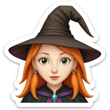 witch with big nose memoji  sticker