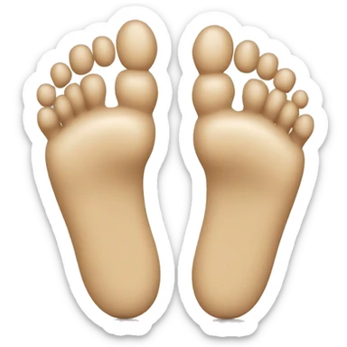 Smiling face with feet kicked up sticker