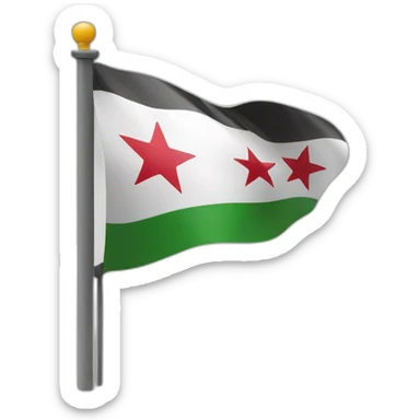 Flag of Free Syria sticker