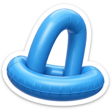 Floating tube sticker