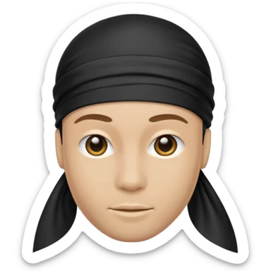 no JUST THE DURAG no human head  sticker