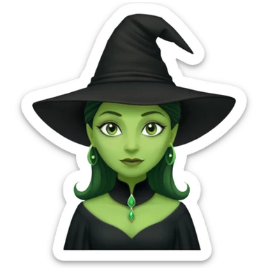 wicked elphaba sticker
