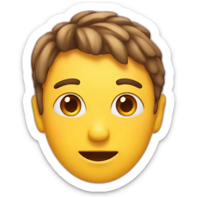 A face with hearts that replace the eyes sticker