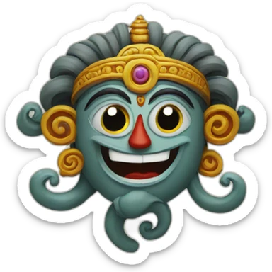 Jagannath-god sticker