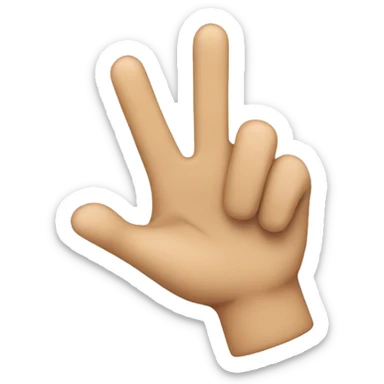 FINGERS HOLDING A PUSHPIN sticker