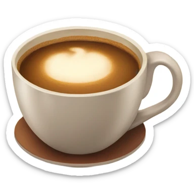 cozy autumn coffee sticker