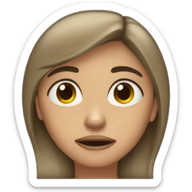 woman crying sad sticker