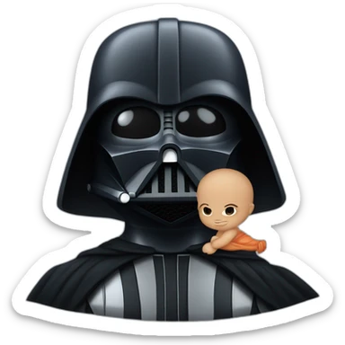 darth vader 9 months pregnant sticker